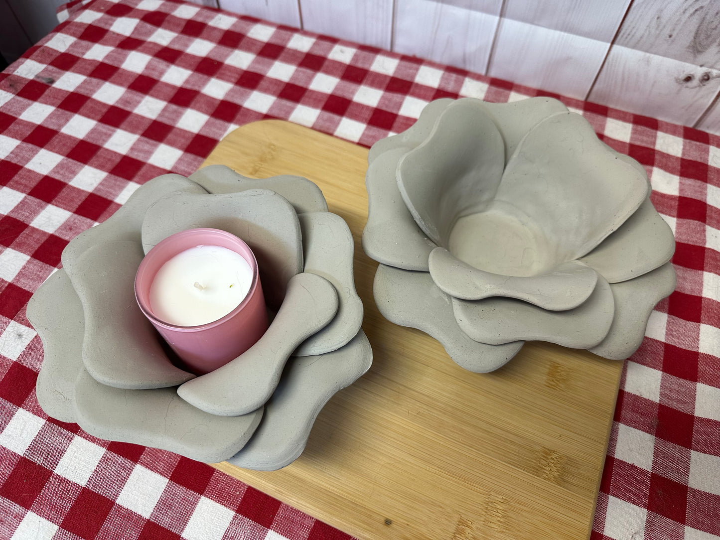Single Flower Petal Clay Cutter - wide petal design, set or each, multiple sizes