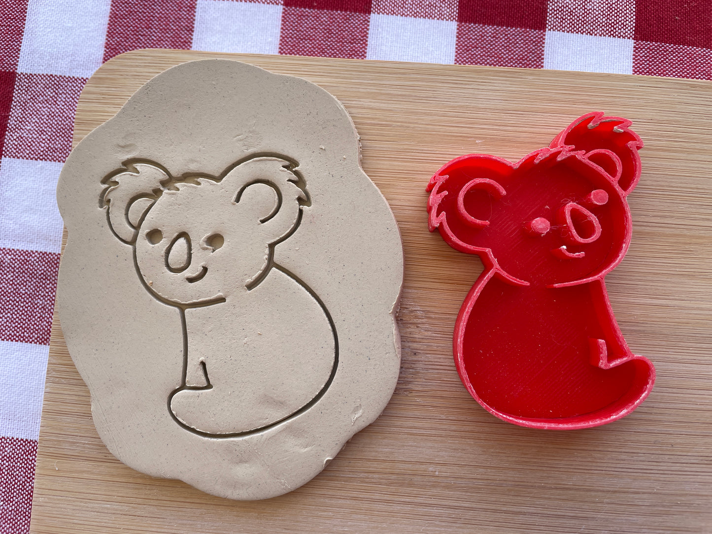 Koala Pottery Stamp - Earth themed March 2025 Mystery Box, multiple sizes available