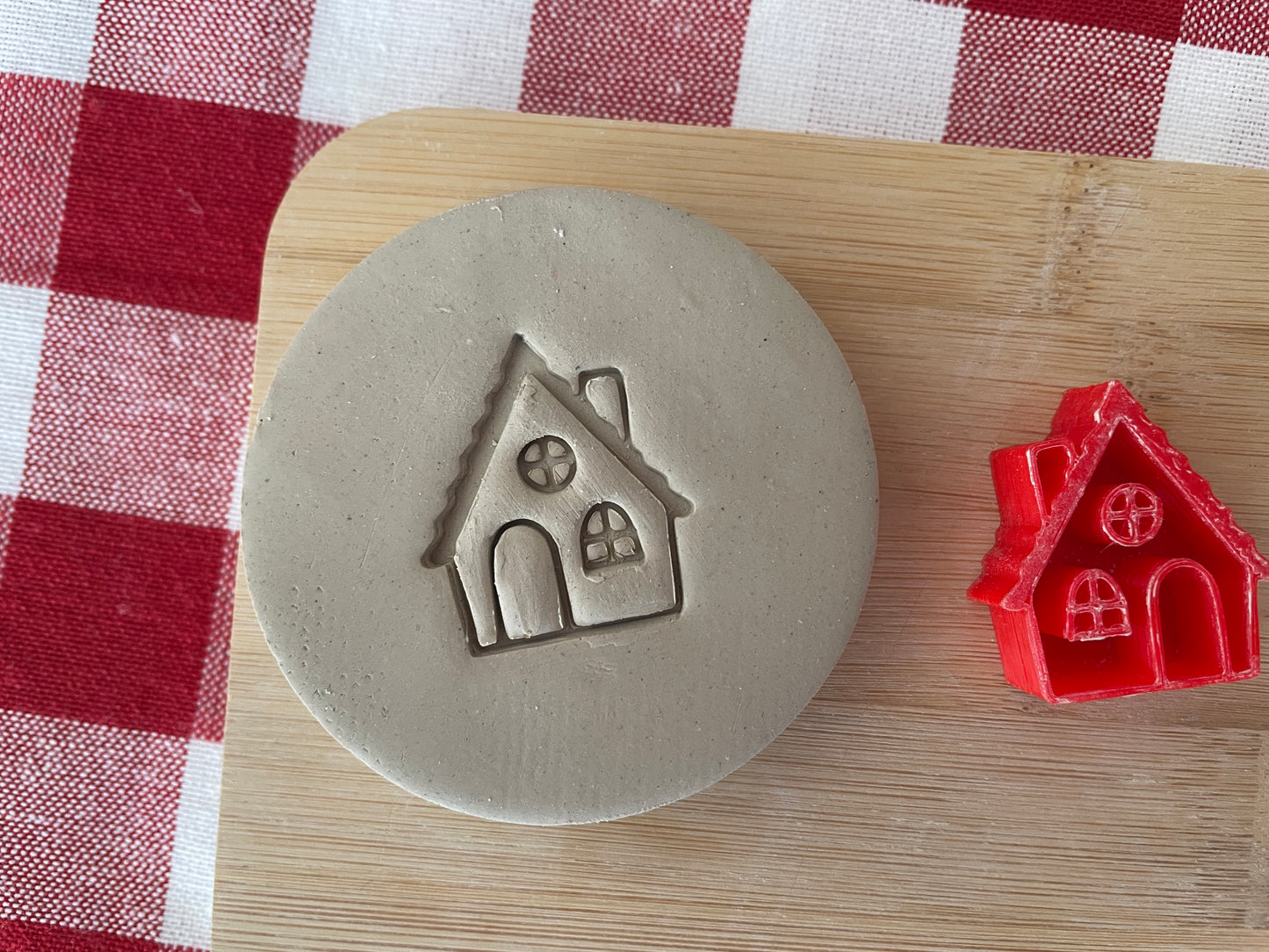 Mini House Pottery Stamp - October 2025 stamp of the month, plastic 3D printed, multiple sizes