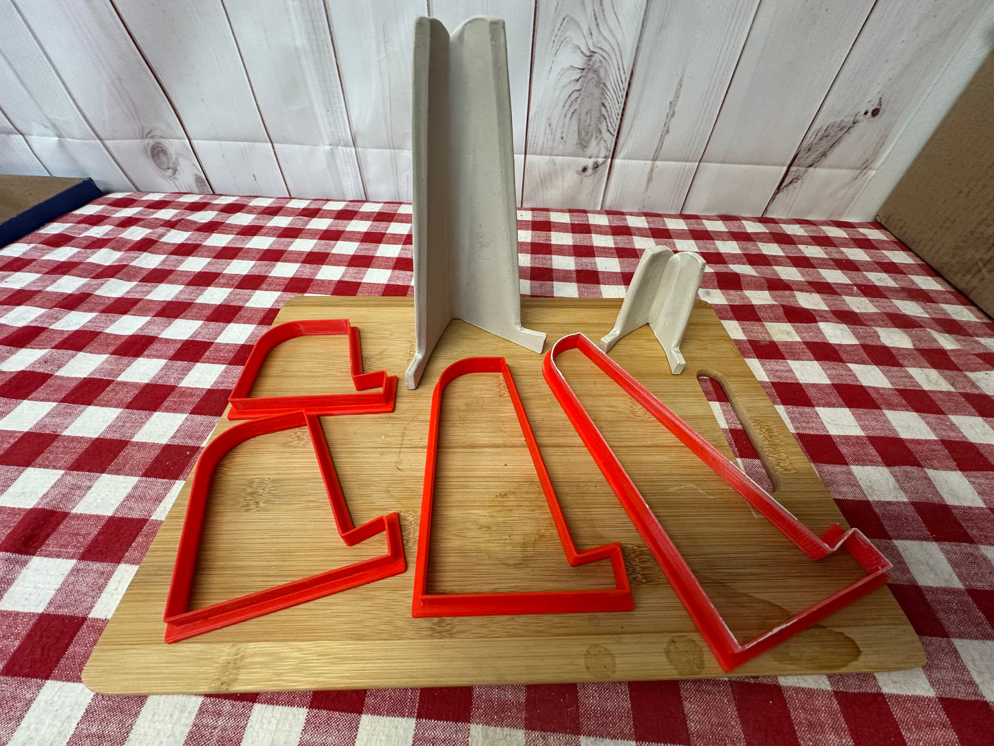 Display Stand design - Template, Clay cutter, Plastic 3D Printed, 4 sizes, Set or Each
