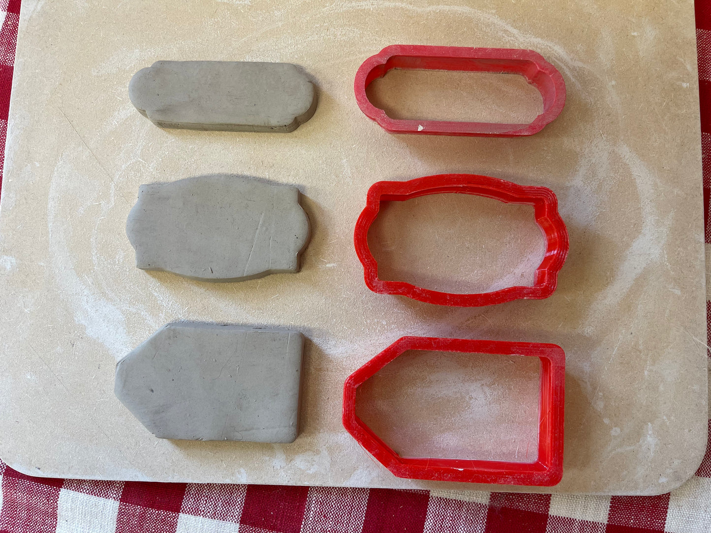NEW Tag and Plaque Cutter Designs - Plastic 3D Printed, set or each