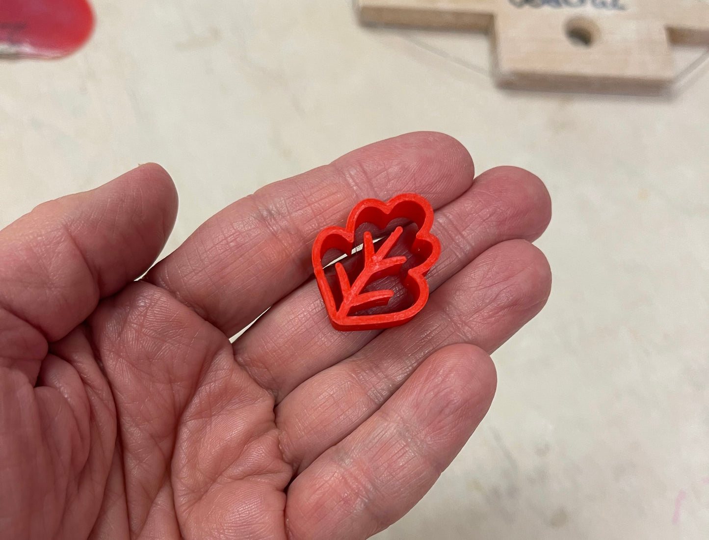 Leaf Mini Pottery Stamp - August 2022 Stamp of the Month, Multiple sizes