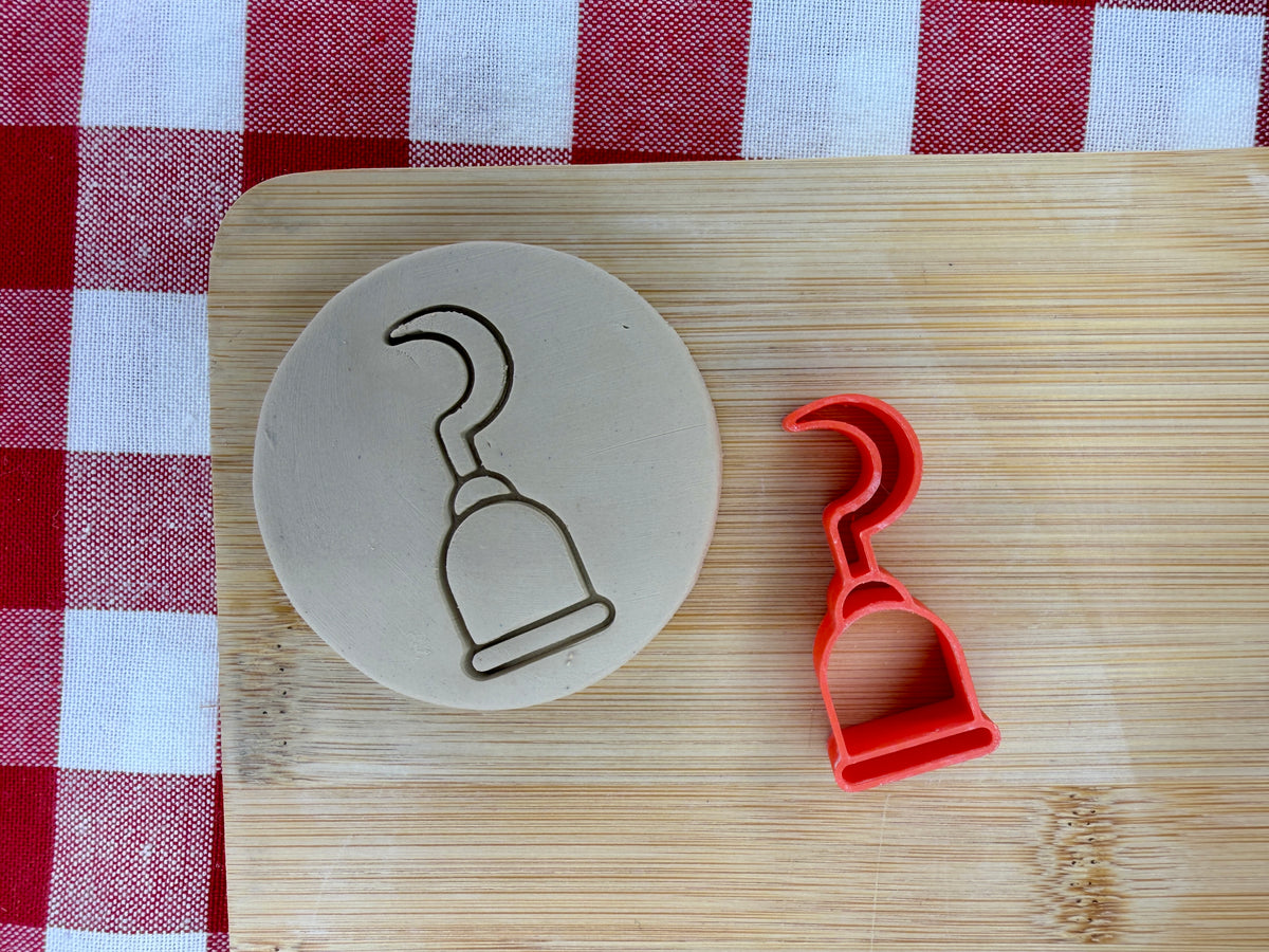 Pirate Hook Pottery Stamp - August 2026 - Pirate Themed Mystery Box, multiple sizes available