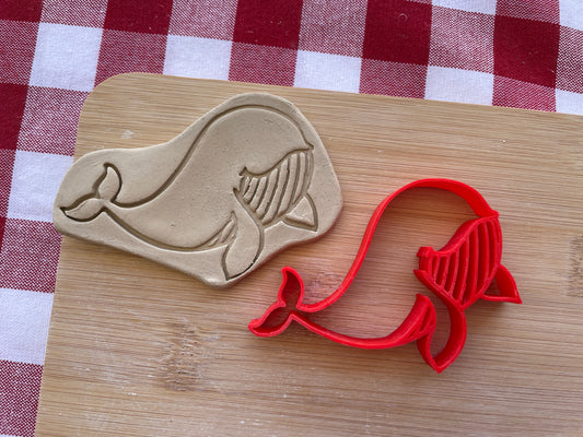 Whale Pottery Stamp - Earth themed March 2025 Mystery Box, multiple sizes available