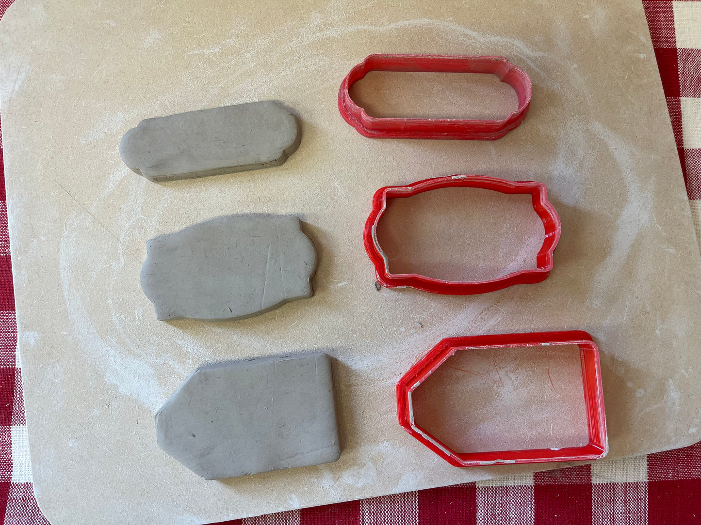 NEW Tag and Plaque Cutter Designs - Plastic 3D Printed, set or each
