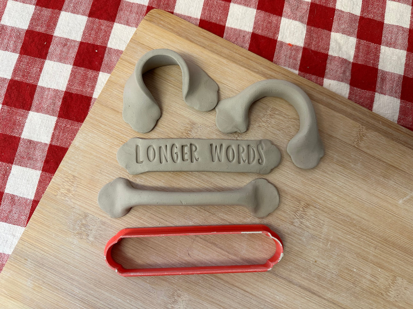 NEW Plaque Cutter longer Designs, handle template - Plastic 3D Printed, set or each