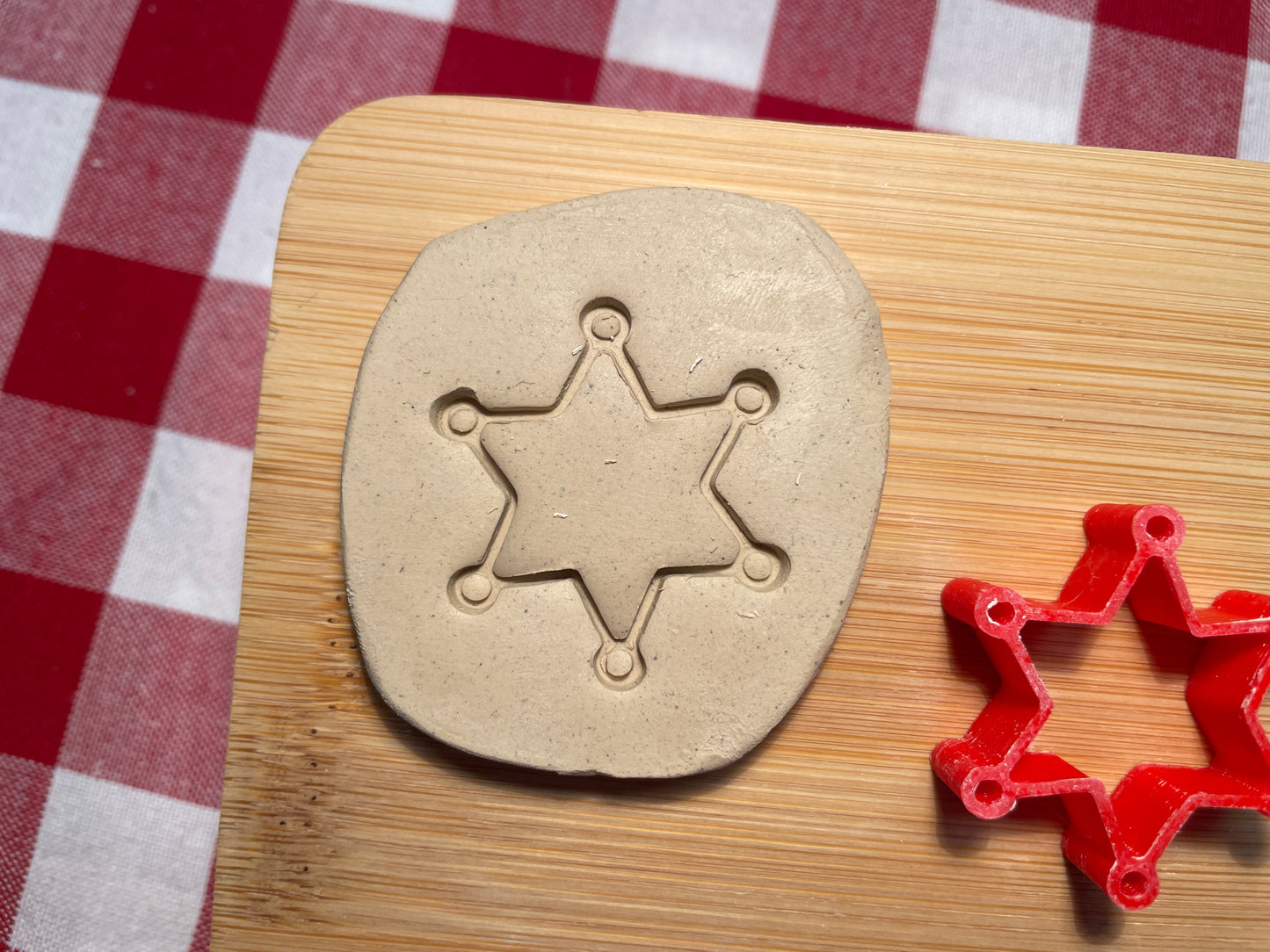 Badge Pottery Stamp - September 2025 - Country Western Themed Mystery Box, multiple sizes available