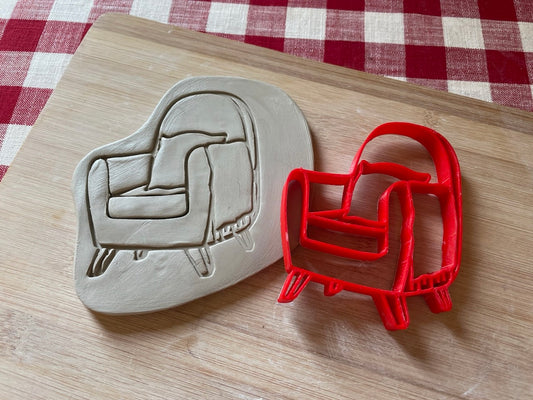 Chair Pottery Stamp - August 2023 mystery box, multiple sizes available