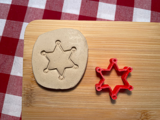 Badge Pottery Stamp - September 2025 - Country Western Themed Mystery Box, multiple sizes available