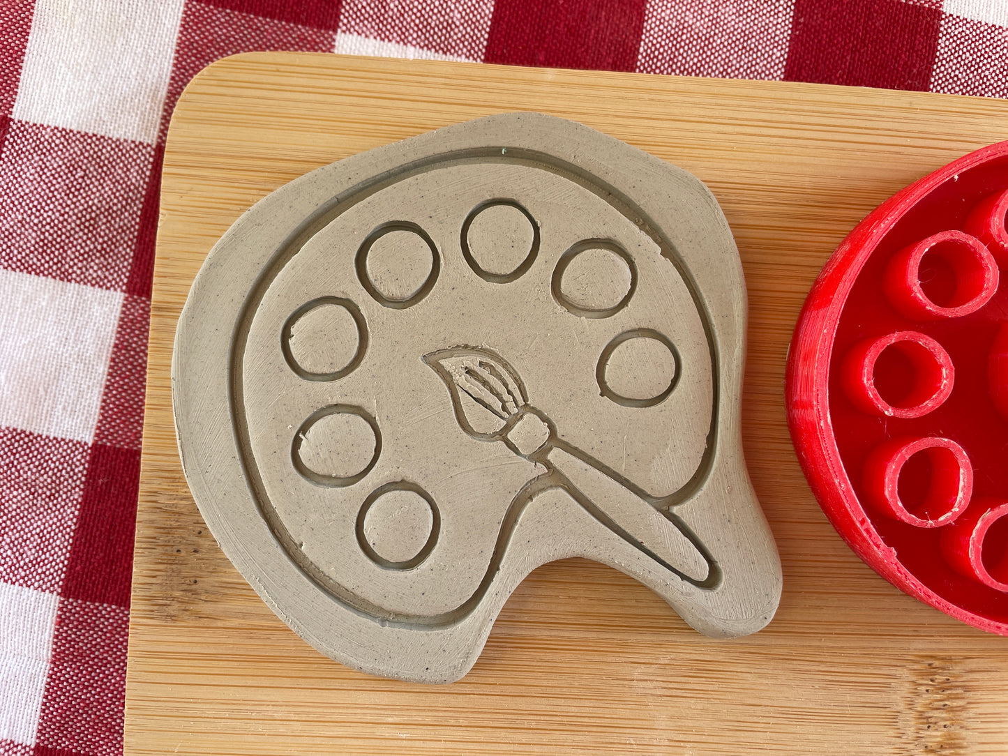 Art Palette Pottery Stamp - August 2025 - Back to School Themed Mystery Box, multiple sizes available
