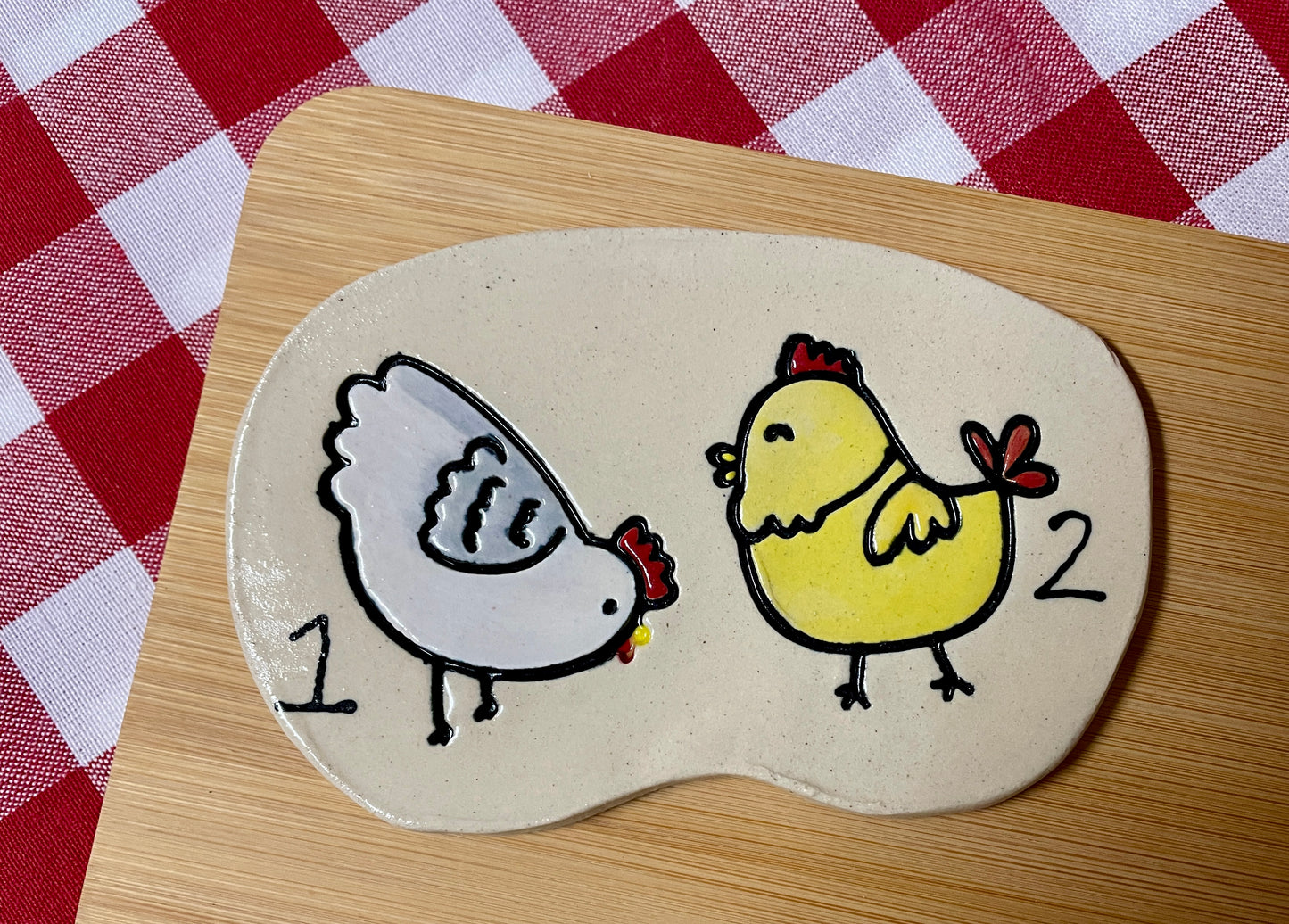 Chick pottery stamps - February 2026 Easter Themed Mystery Box, sold individually or as set