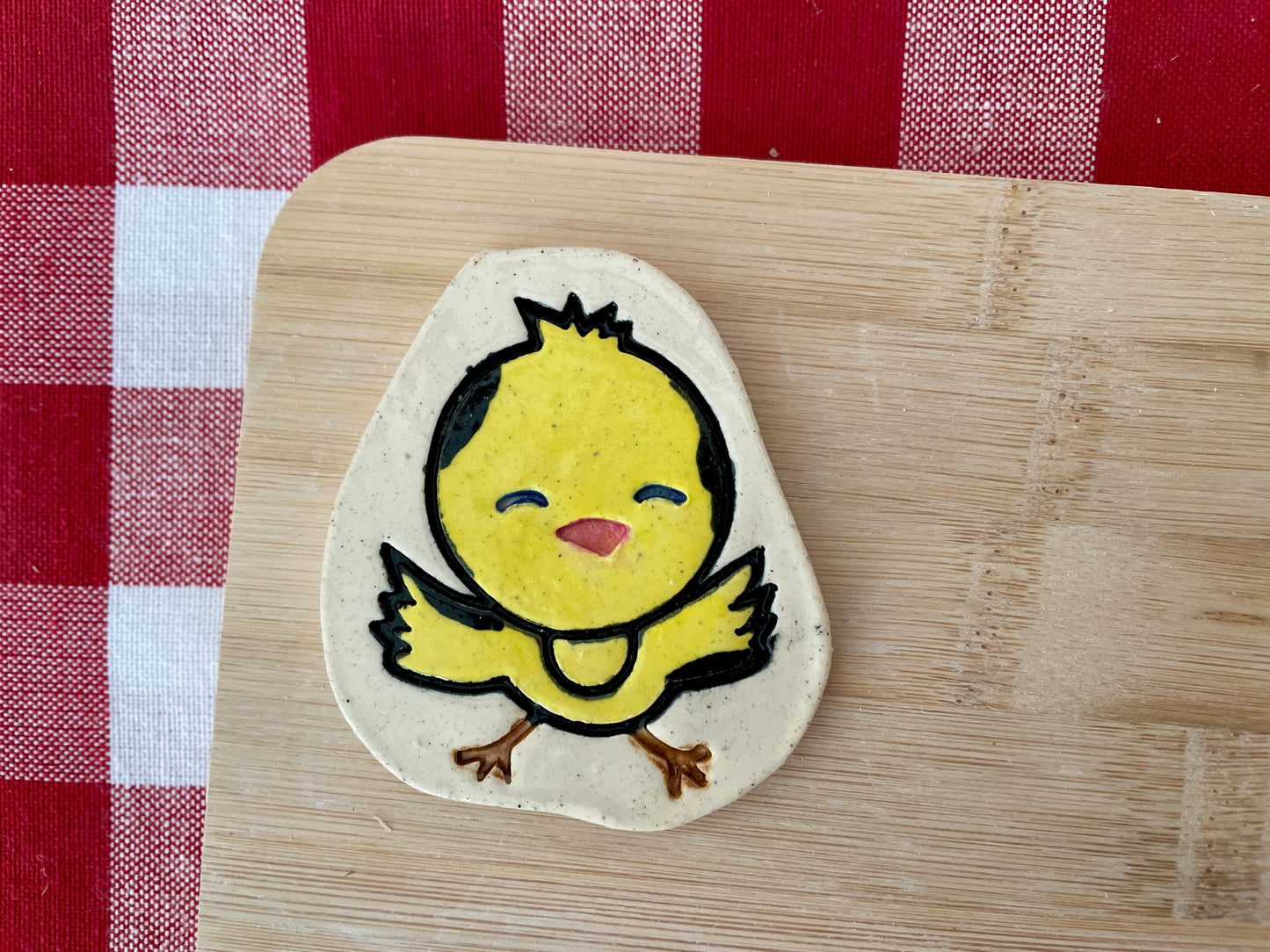 Chick Pottery Stamp - Spring themed February 2025 Mystery Box, multiple sizes available