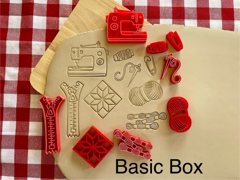 Monthly Mystery Box - June 2024 - Fiber Arts themed - fabric, yarn, needlework, quilt