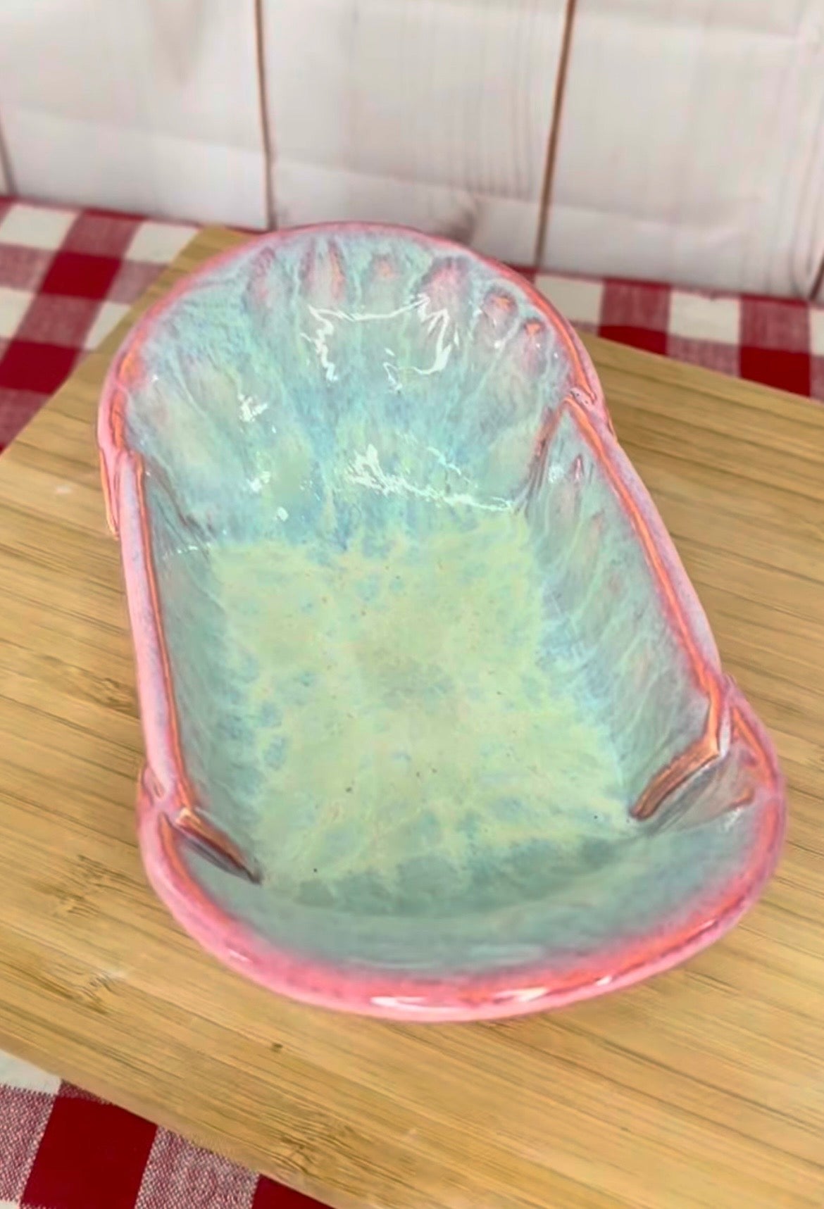 Fold up Oblong Bowl Clay Cutter Template - Kathy Skaggs' Design - Nesting tray, Choose Size or Set