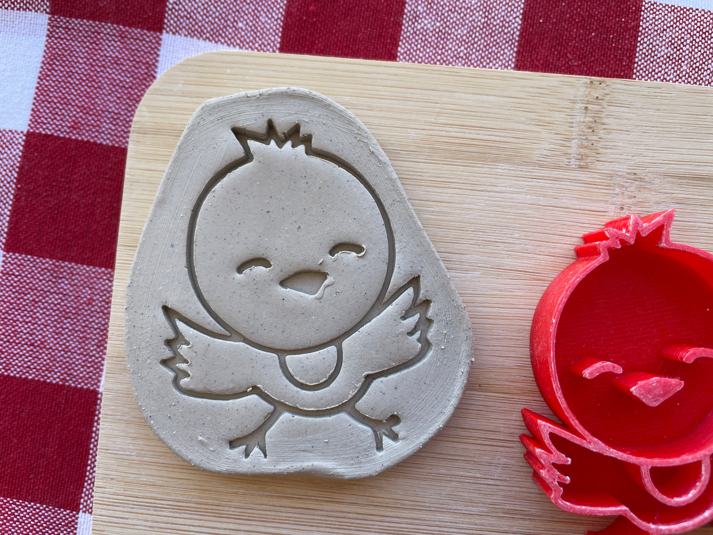 Chick Pottery Stamp - Spring themed February 2025 Mystery Box, multiple sizes available
