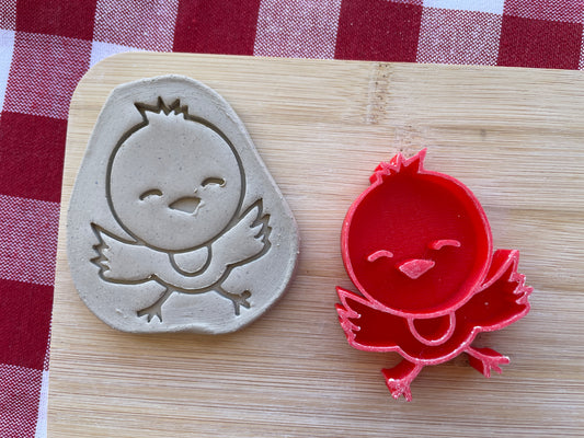 Chick Pottery Stamp - Spring themed February 2025 Mystery Box, multiple sizes available
