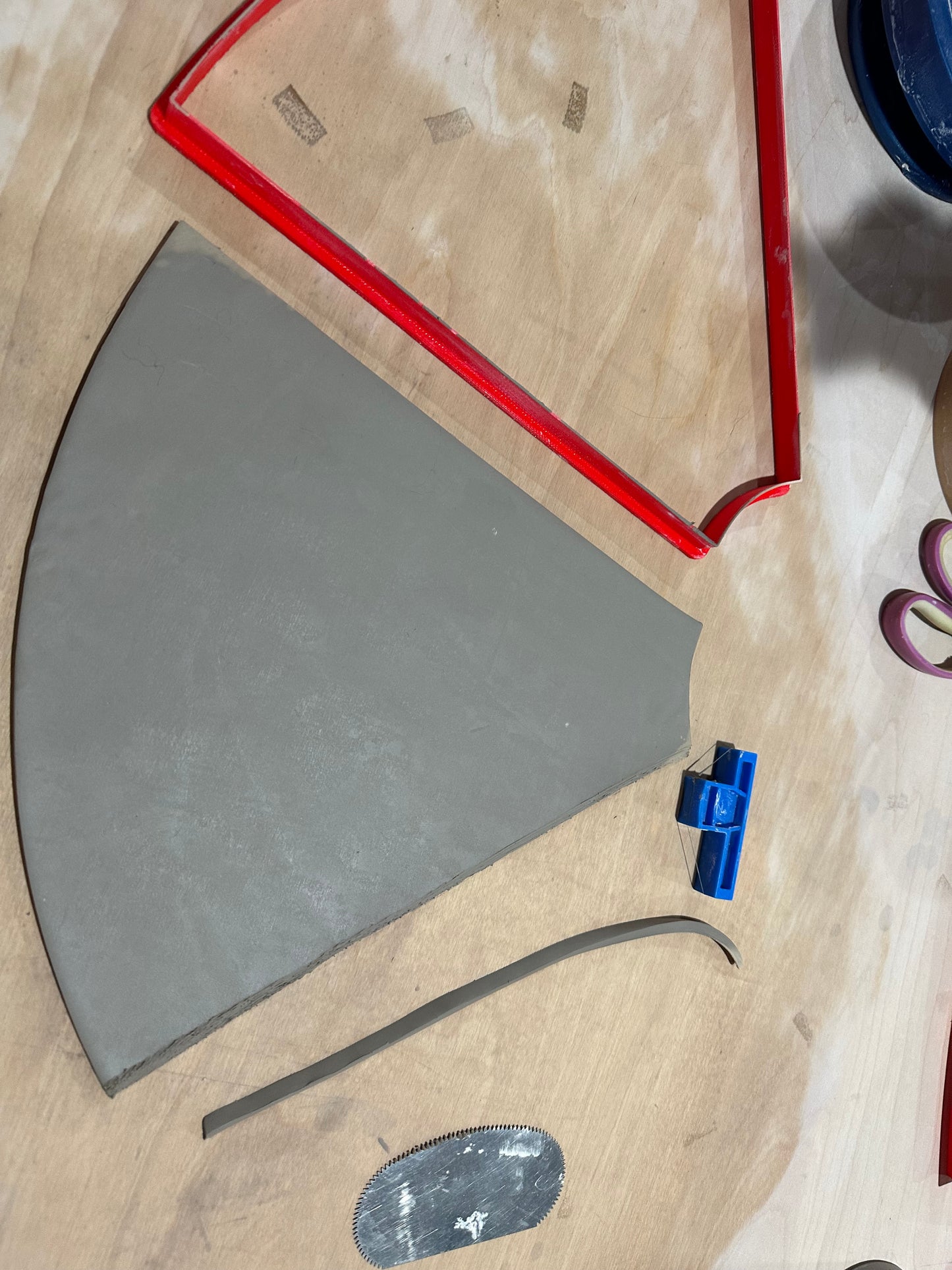 Tall Cone Form for Cone Set Pottery Template - Form Only - Straight side, Multiple sizes, Set or Each