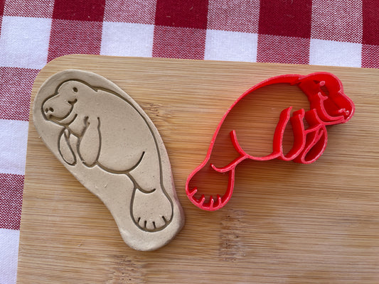 Manatee Pottery Stamp - Earth themed March 2025 Mystery Box, multiple sizes available