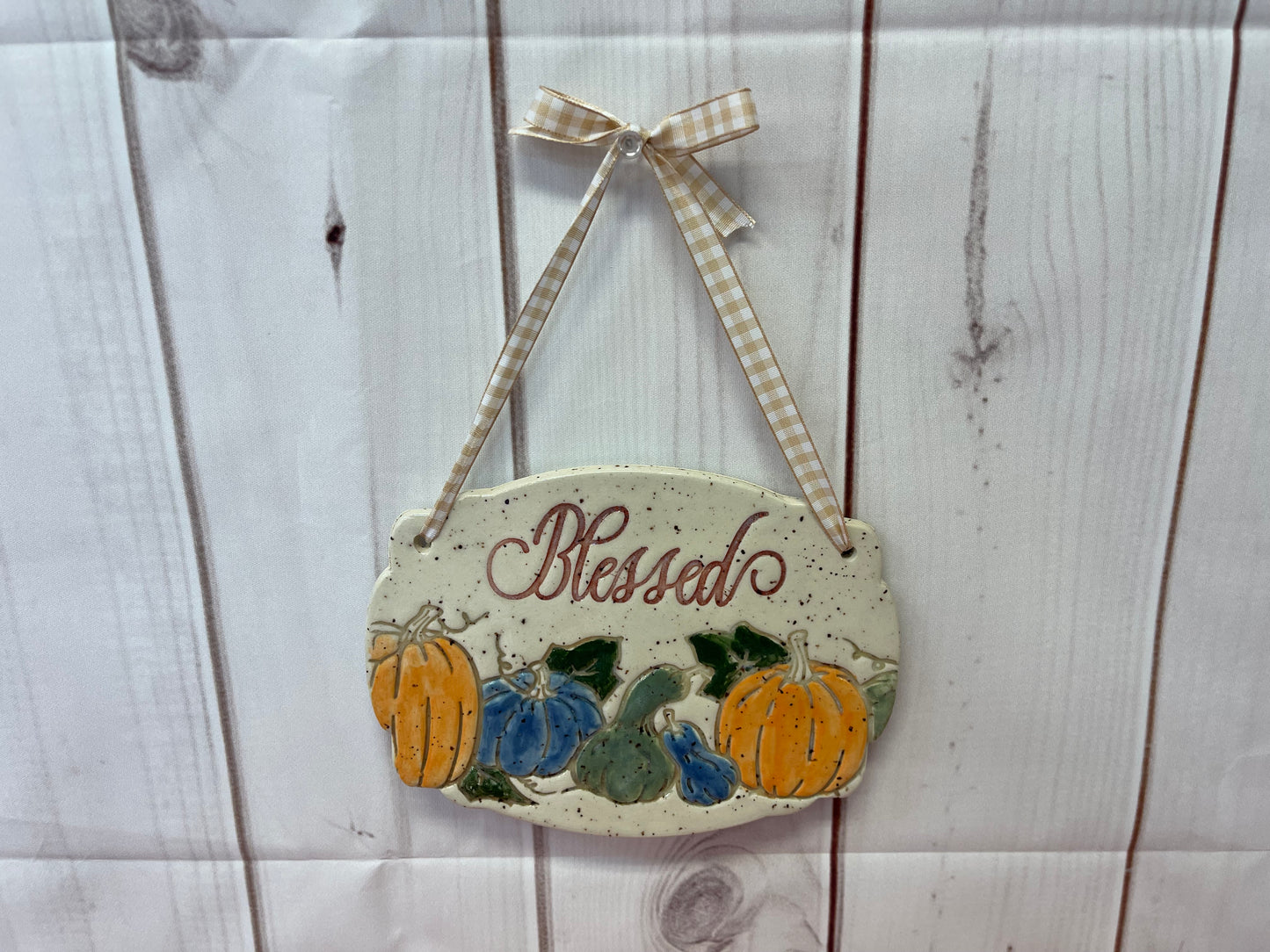 Fall "Grateful" "Thankful" or "Blessed" word stamps - plastic 3D printed, multiple sizes