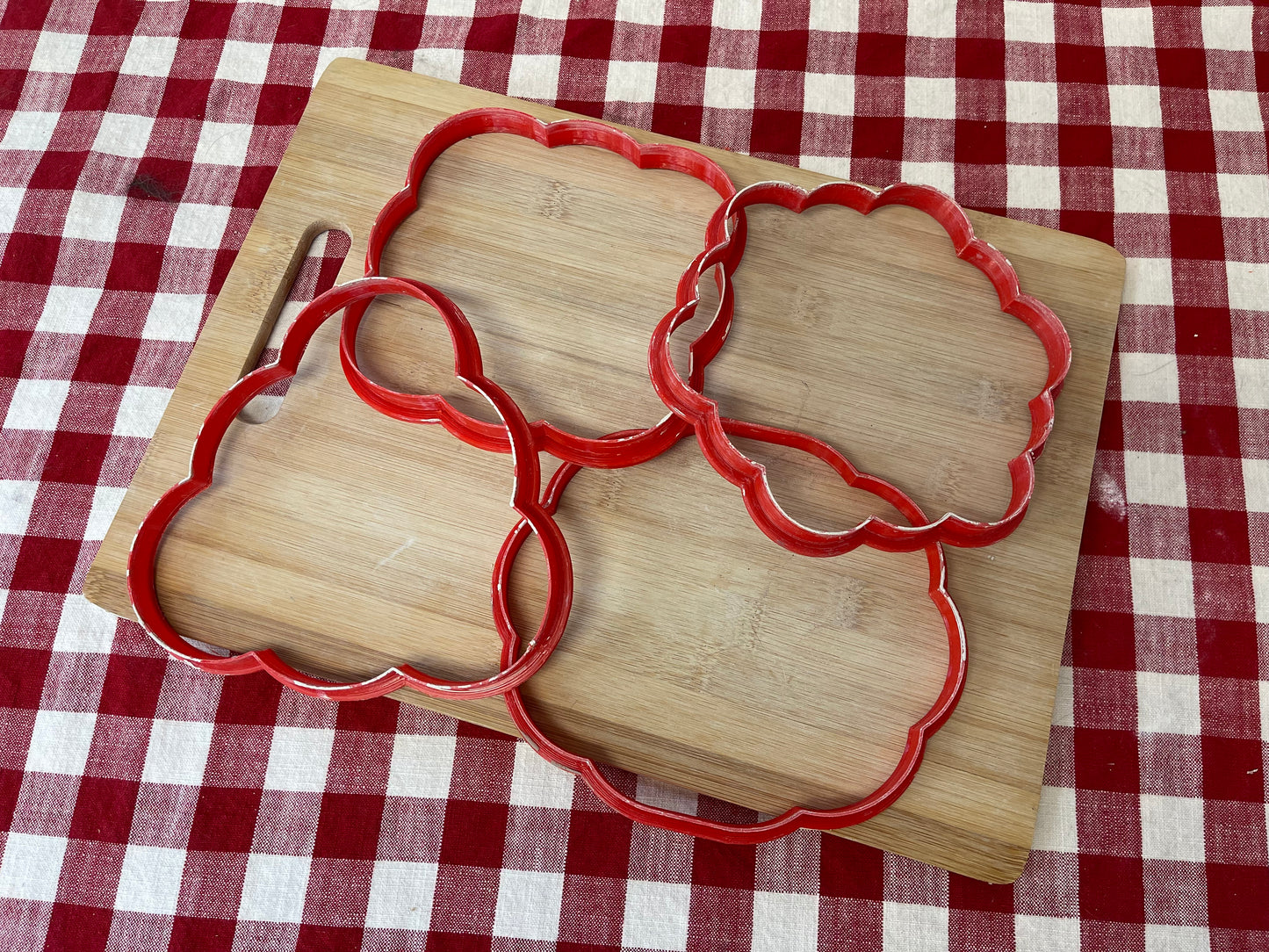 NEW Loose Scallop Edge, Clay Cutters for GR Pottery Forms "Wallies", set or individually
