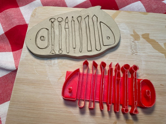 Pottery Tools pottery stamp - November 2023 mystery box, multiple sizes available