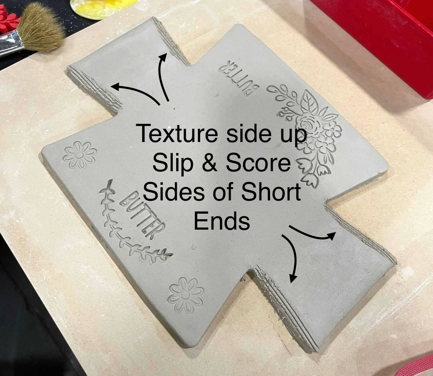 Butter Dish *NEW* Template Kit Clay Cutters, w/ Forming block and GR Pottery Wallie Form and Template - Lid and base, Set or each