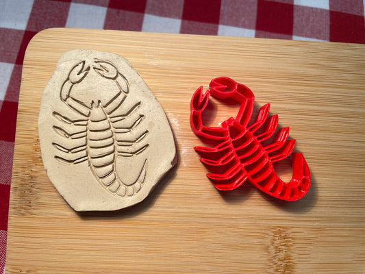 Scorpion Pottery Stamp - September 2025 - Country Western Themed Mystery Box, multiple sizes available