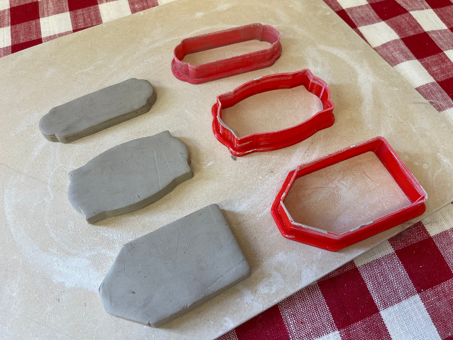 NEW Tag and Plaque Cutter Designs - Plastic 3D Printed, set or each