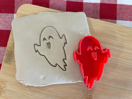 Ghost - Pottery Stamp - May 2025 - Halloween II Themed Mystery Box, multiple sizes available