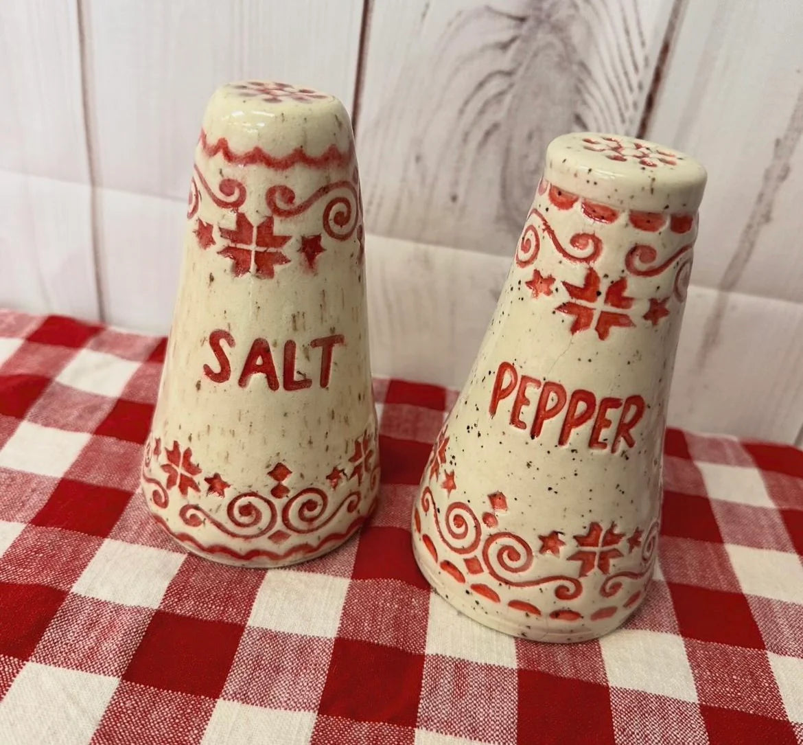 Magic Salt Shaker Template, Tall cone design, Clay Cutter - 3.25" Base x 5.5" Tall x 1.5" Top Approx. Handbuilding
