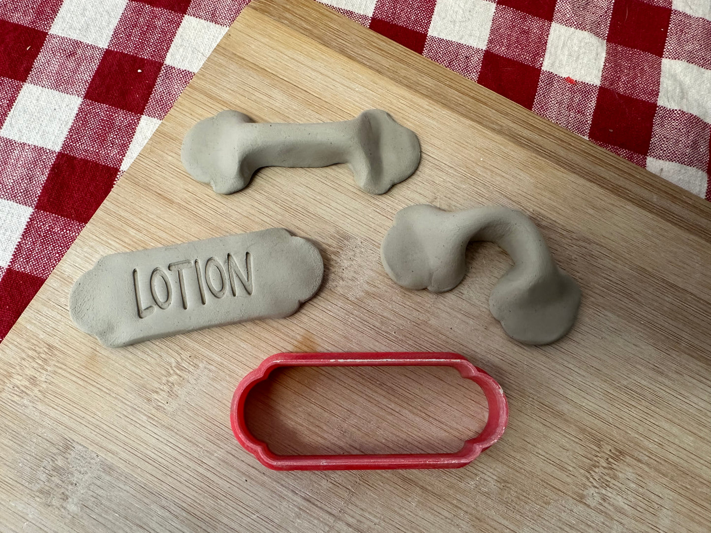 NEW Plaque Cutter longer Designs, handle template - Plastic 3D Printed, set or each