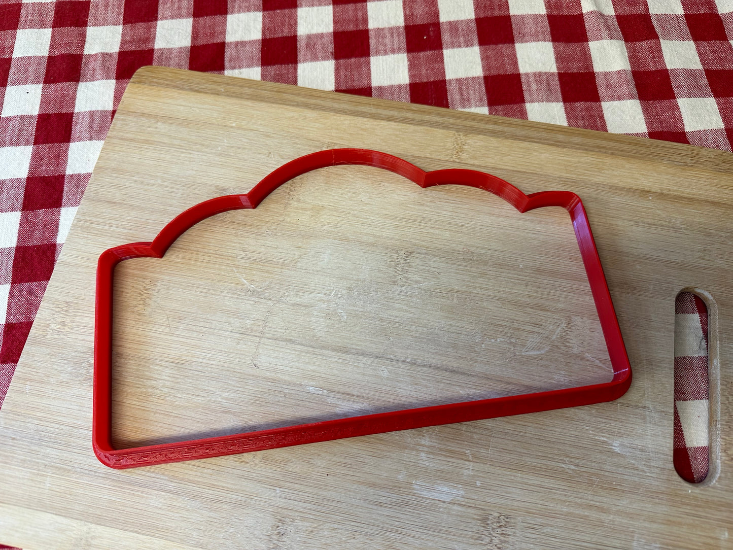 Sign Plaque Clay Cutter - Amanda Neal Collaboration, plastic 3D printed, pottery tool, multiple sizes