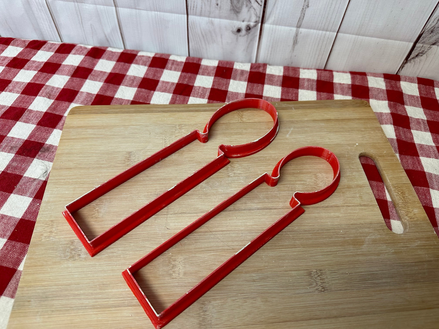 Spoon Clay Cutter, Rolled handle design - Template, Plastic 3D Printed, 2 sizes, Set or Each