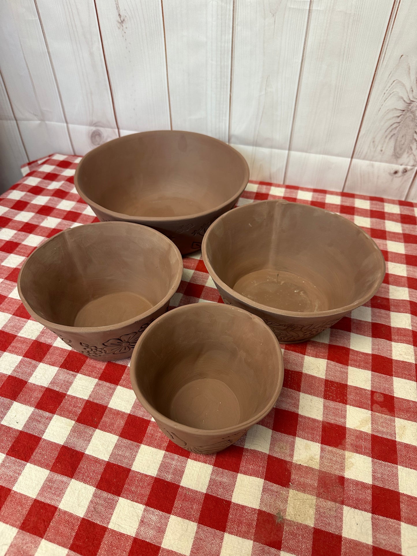 Nesting Bowls Template Clay Cutter, 3.75" tall - NEW sizes Set of 5 bowls or each - plastic 3D printed