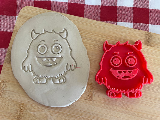 Monster - Pottery Stamp - May 2025 - Halloween II Themed Mystery Box, multiple sizes available