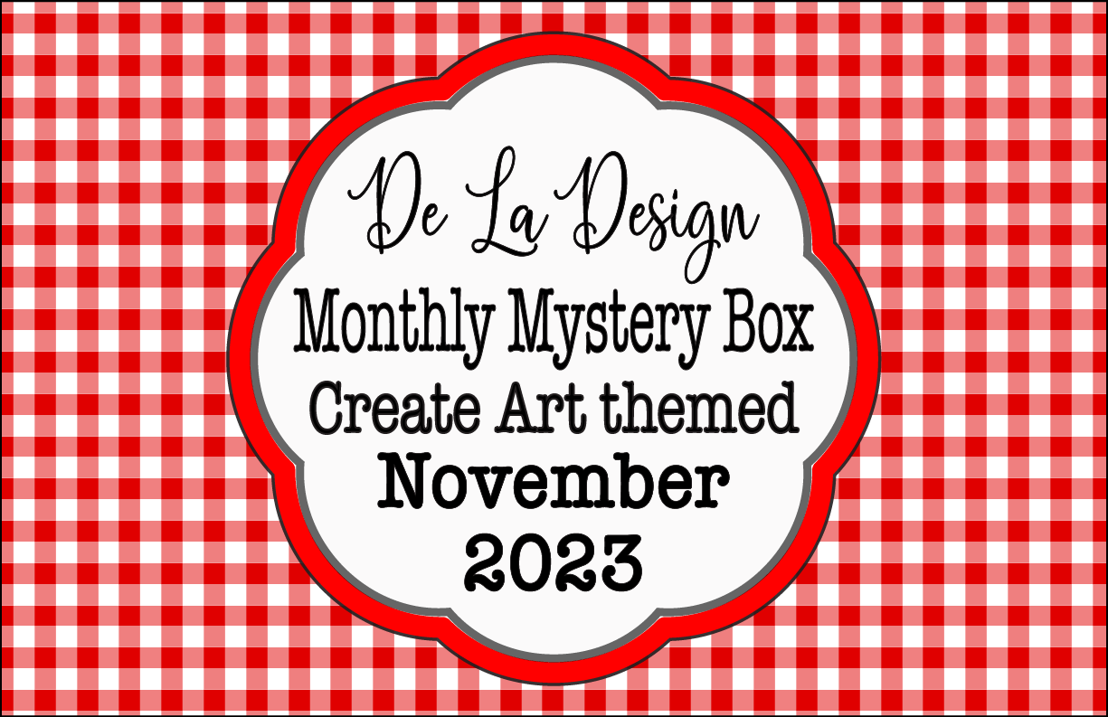 Monthly Mystery Box - November 2023 - Create Art themed