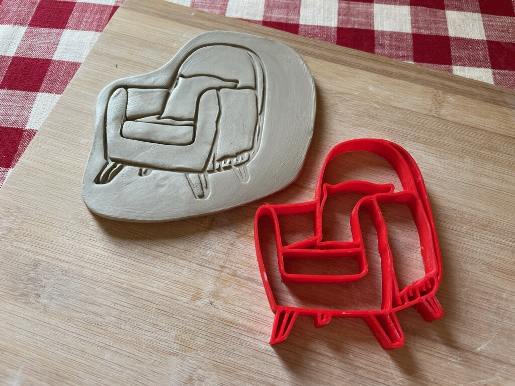 Chair Pottery Stamp - August 2023 mystery box, multiple sizes available