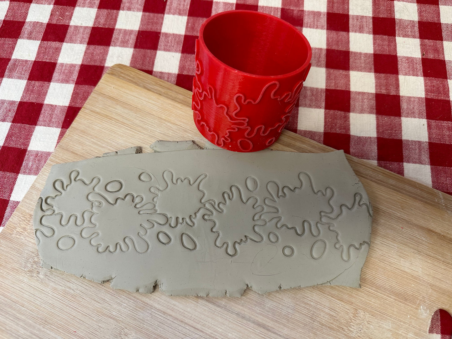 Paint Splatter 3" Texture Roller - repeating pattern
