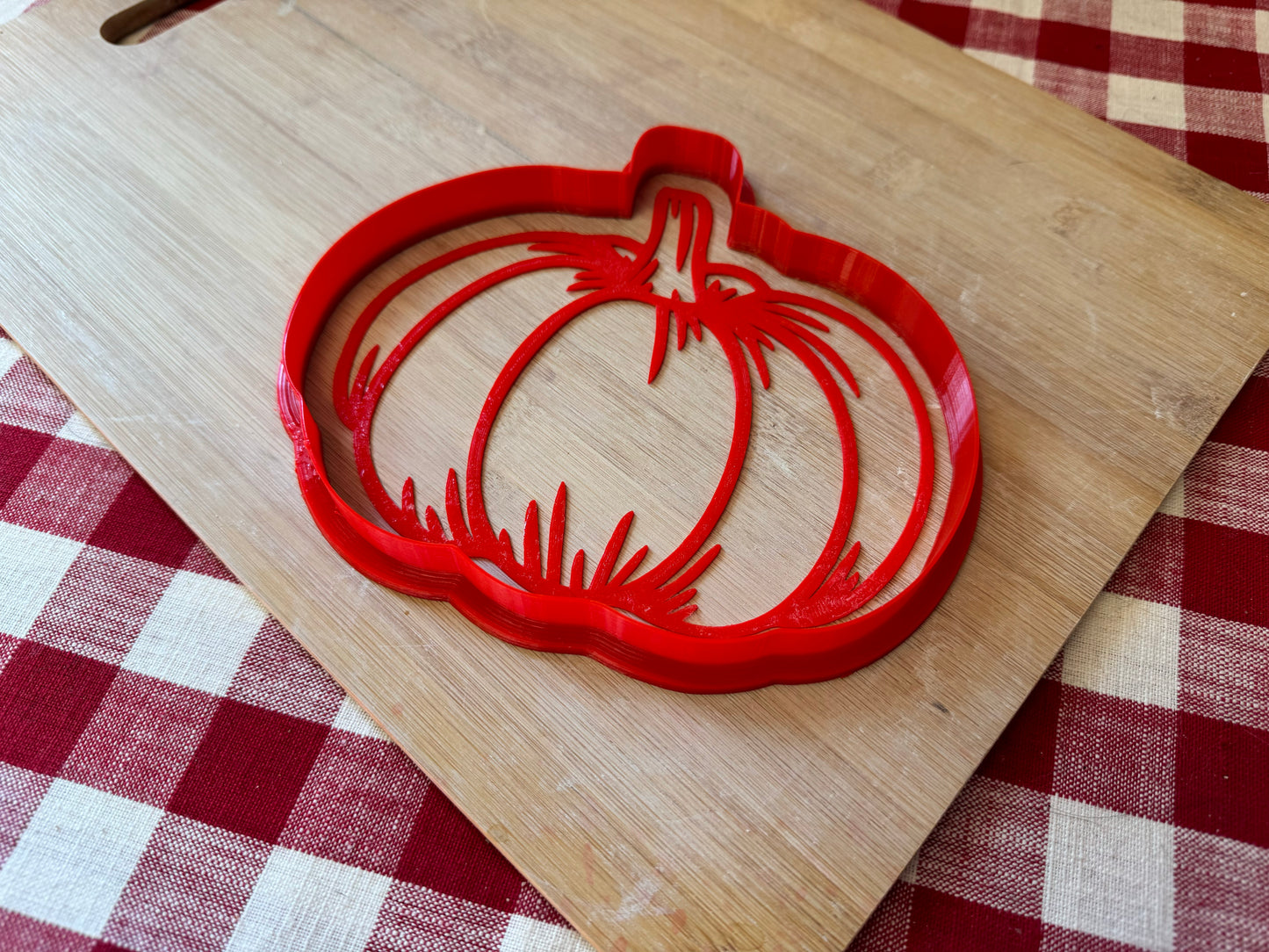 Pumpkin Mini Design, Pottery Stamp or Stencil w/ optional cutter, multiple sizes