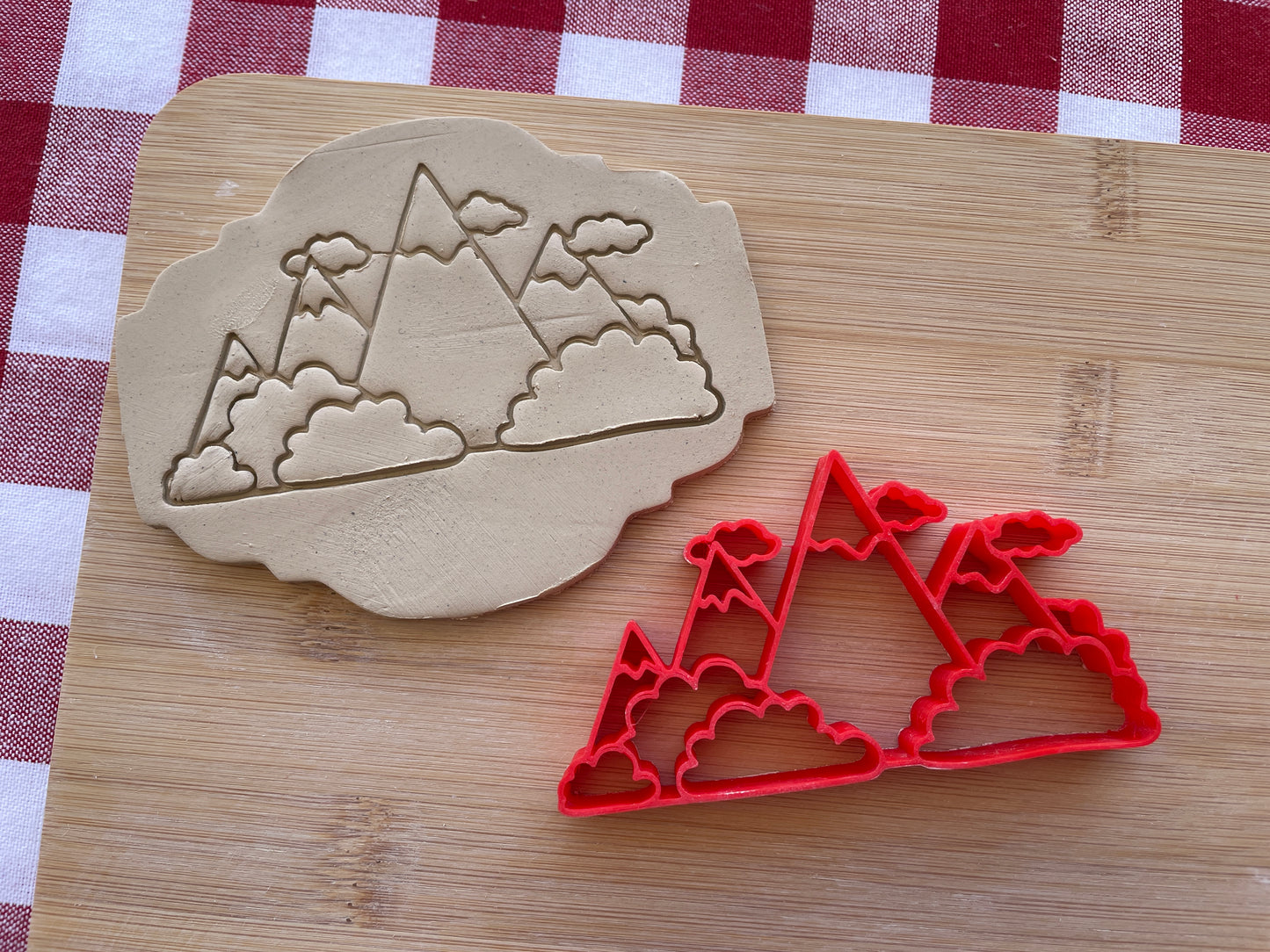 Mountain Pottery Stamp - Earth themed March 2025 Mystery Box, multiple sizes available