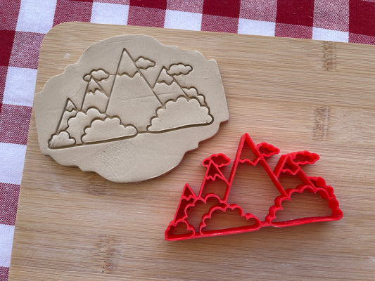 Mountain Pottery Stamp - Earth themed March 2025 Mystery Box, multiple sizes available