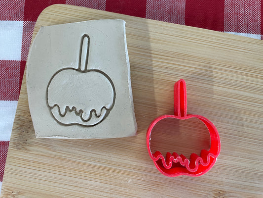 Candy Apple - Pottery Stamp - May 2025 - Halloween II Themed Mystery Box, multiple sizes available