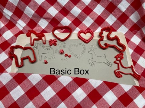 Monthly Mystery Box - Christmas in July 2023 - Scandinavian Winter themed, HUGE box with Huge savings, great for ornaments