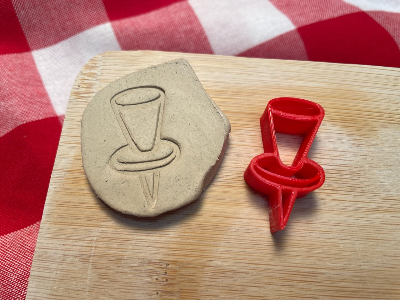 Tack Pottery Stamp -  November 2023 mystery box, multiple sizes available