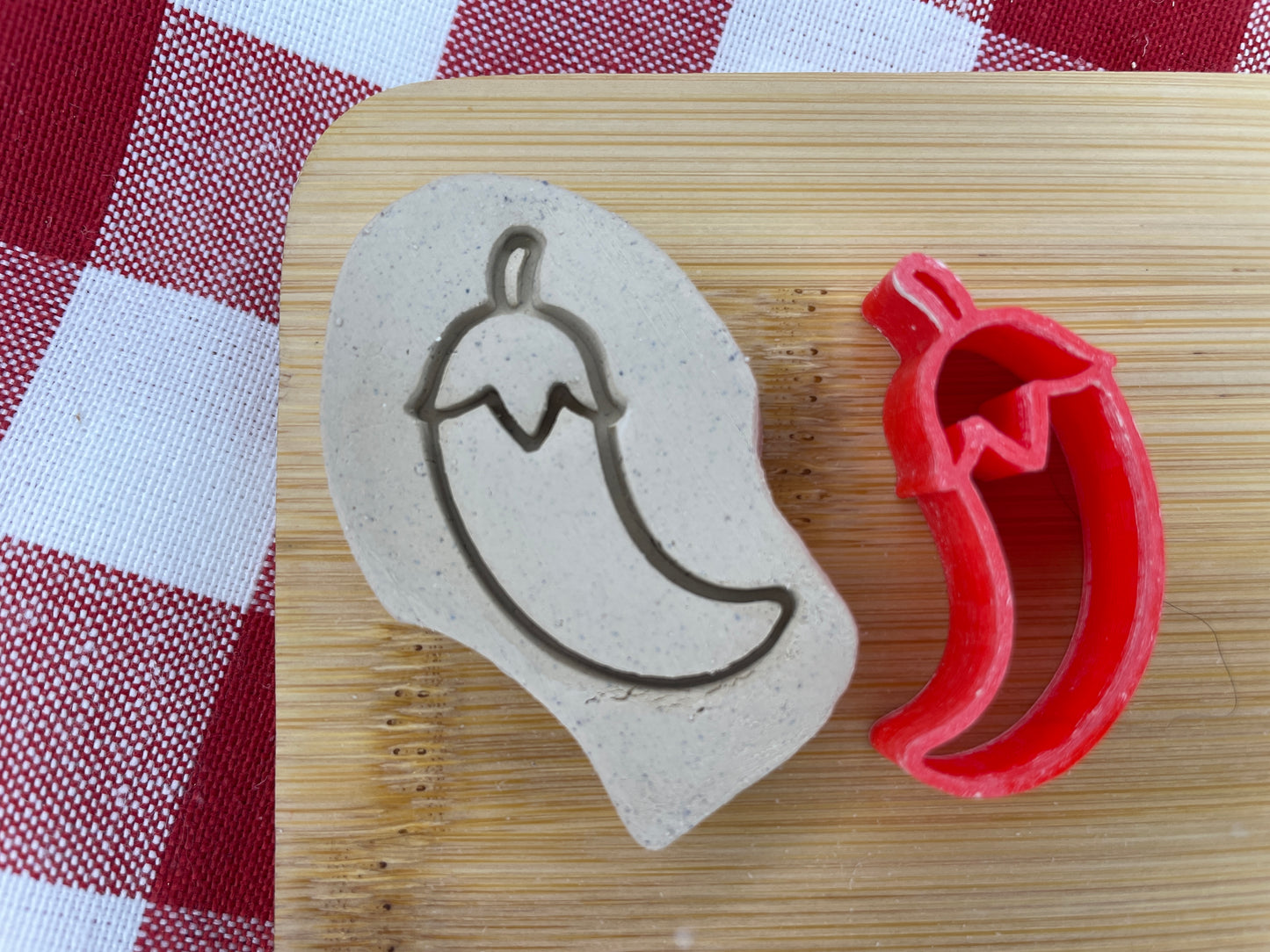 Jalapeno Pottery Stamp - Fiesta Party themed April 2025 Mystery Box, multiple sizes available