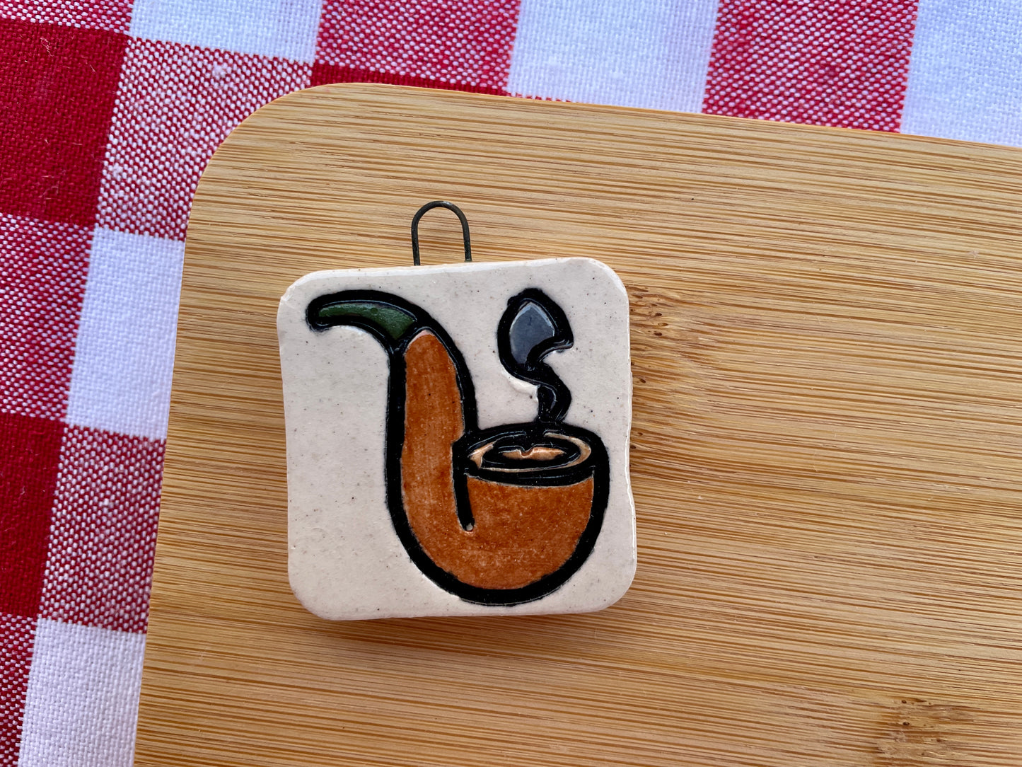 Leprechaun Pipe Pottery Stamp - January 2026 - Irish Themed Mystery Box, multiple sizes available
