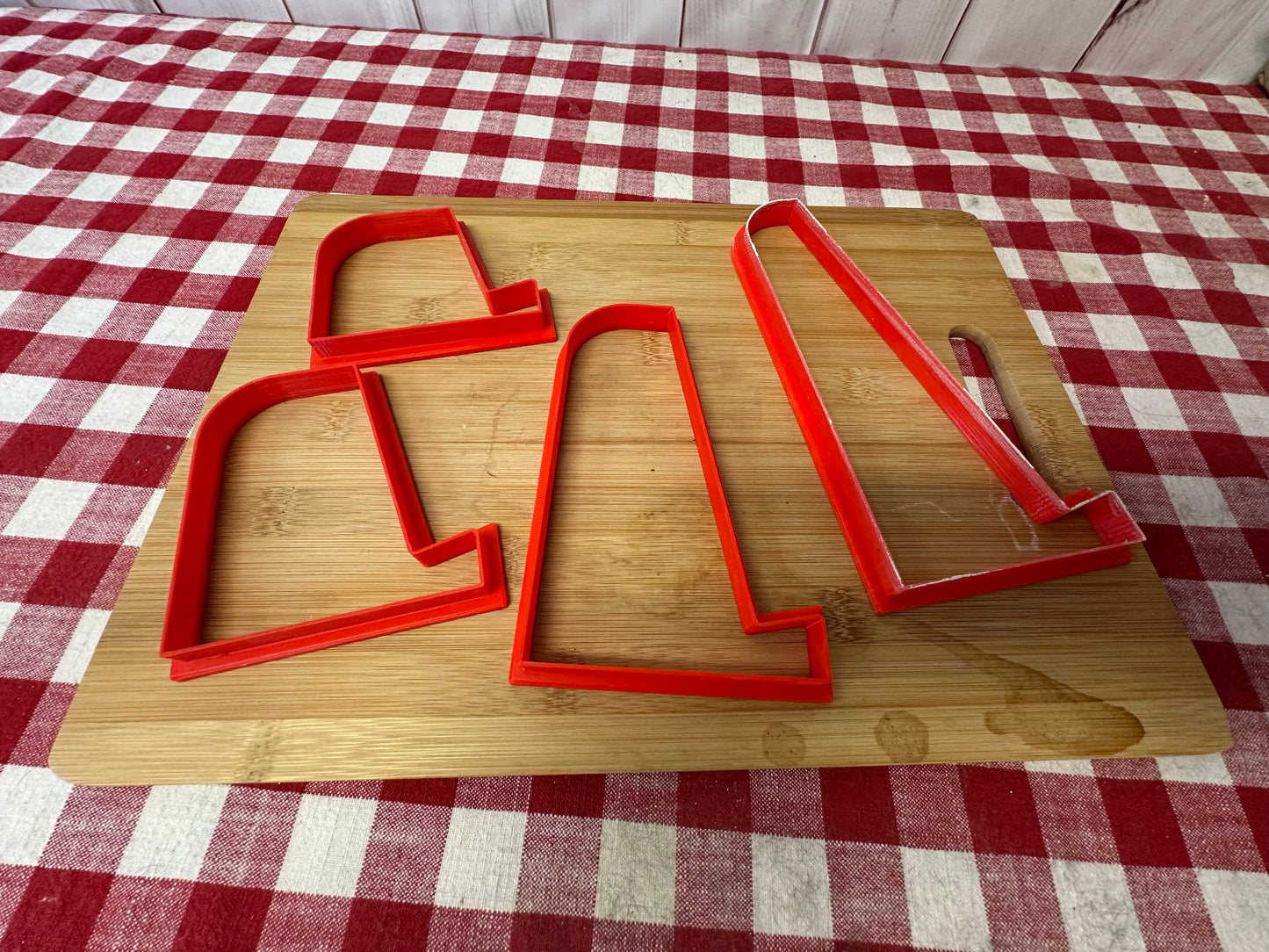 Display Stand design - Template, Clay cutter, Plastic 3D Printed, 4 sizes, Set or Each