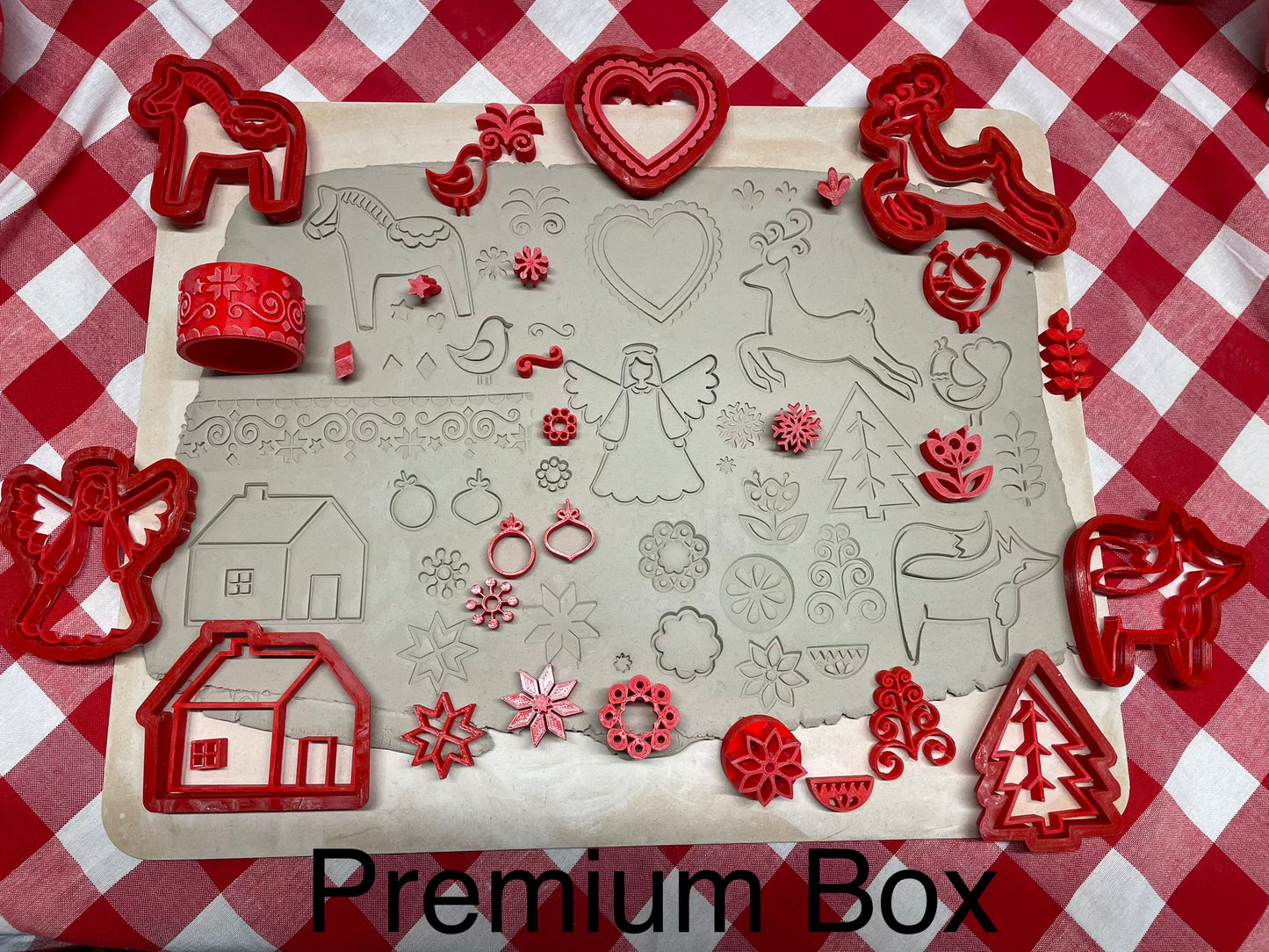 Monthly Mystery Box - Christmas in July 2023 - Scandinavian Winter themed, HUGE box with Huge savings, great for ornaments