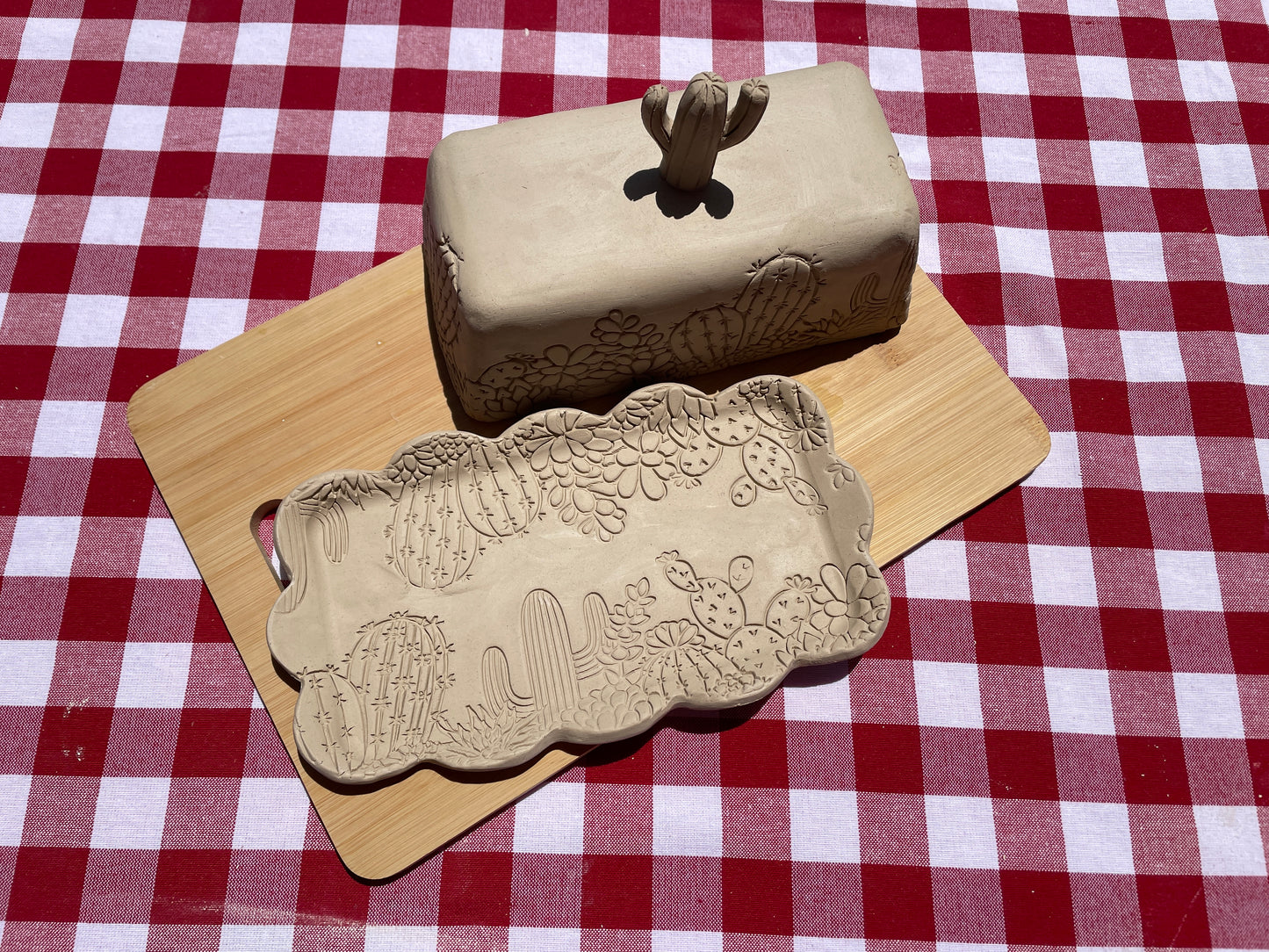 Butter Dish *NEW* Template Kit Clay Cutters, w/ Forming block and GR Pottery Wallie Form and Template - Lid and base, Set or each