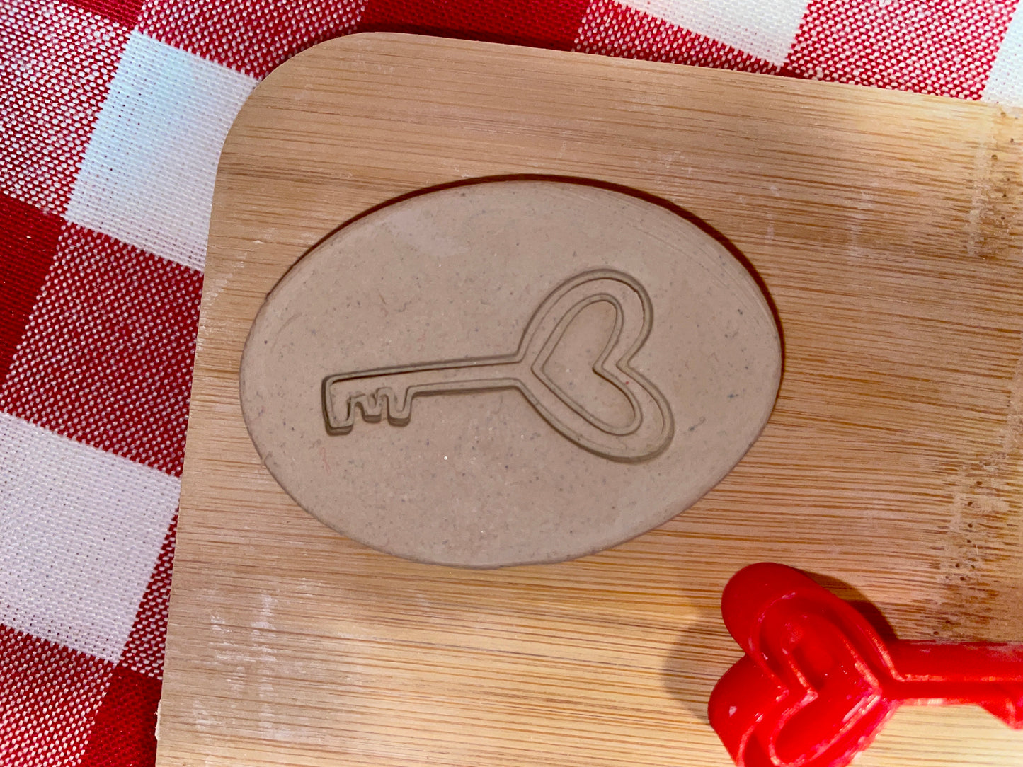 Key Pottery Stamp - November 2025 - Hearts Themed Mystery Box, multiple sizes available